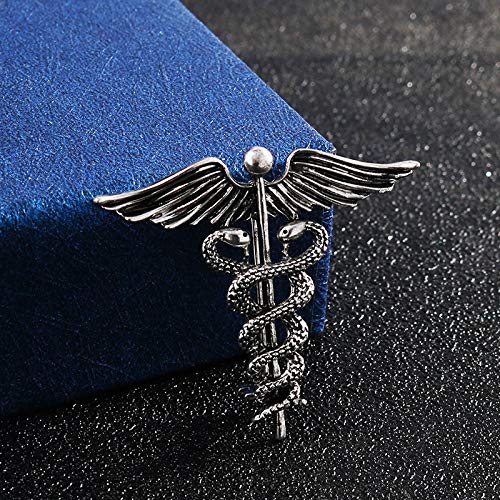 [Australia] - BELUCKIN 3 PCS Medical Caduceus Doctor Nurse Brooch Pin Sets Jewelry for Graduation Medical Student Gifts 2 pcs 