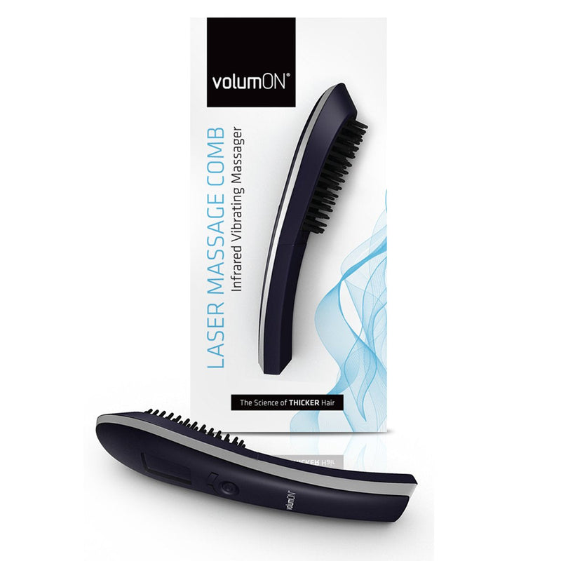 [Australia] - Volumon Electric Laser Massage Comb For Hair Growth Regrowth Hair Thickening & Strengthening With Massager & Infrared & Digital LCD Screen- Daily Home Use 