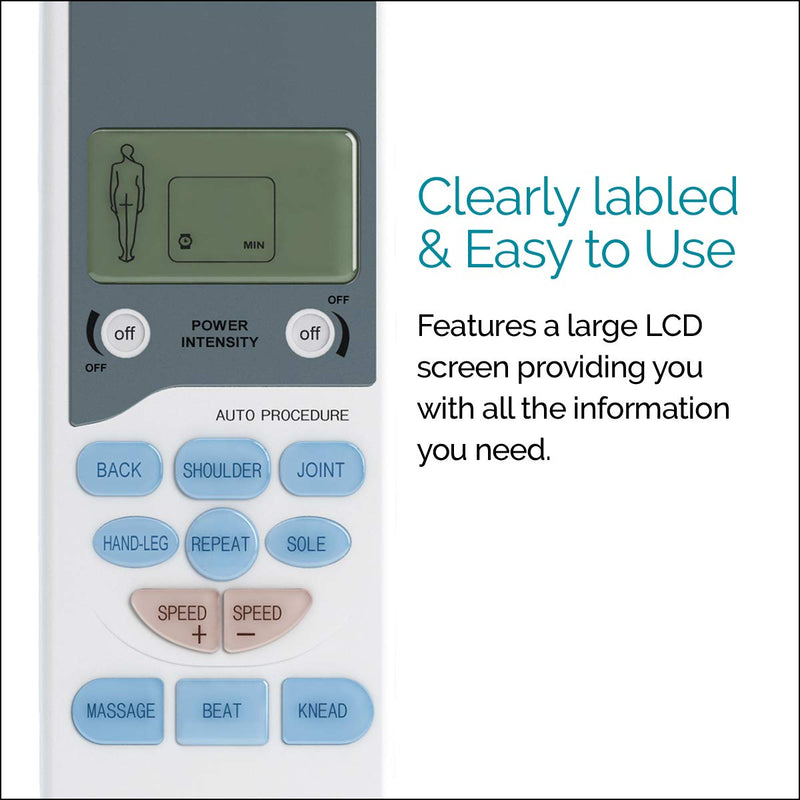 [Australia] - TruMedic TENS Electronic Pulse Unit & 4 Electrode Pads - For Muscle Stiffness, Soreness, Aches & Pains, Perfect for Relaxing Tight Muscles & Nerves for Electrotherapy Pain Management (PL-009) 