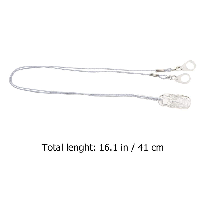 [Australia] - ULTECHNOVO 1 Set Hearing Aid Clip Cute Flower Anti Lost Lanyard BTE Protector Security Clip Ear Gear Strap for Children Elderly Adult 