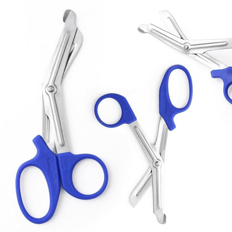 [Australia] - Nursing Scissor First Aid Scissors Tuff Cut Scissor First Aid Medical Scissors Small Trauma Shears First Aid Medical Scissors CE (Blue 5.5) Blue 5.5 