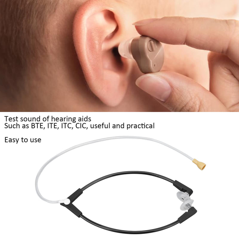 [Australia] - Hearing Aid Test Monitoring Stethoscope, Binaural Aid Listening Stethoscope for Diagnostics and Screening Instruments 