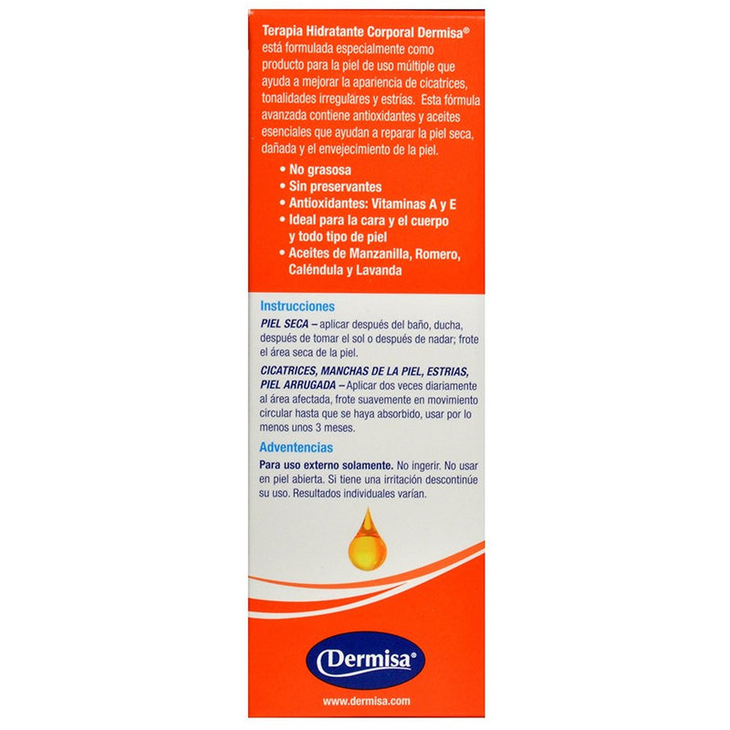[Australia] - Dermisa Scars, Dry Skin, Stretch Marks Therapy Oil, 4.2 Fl Oz 