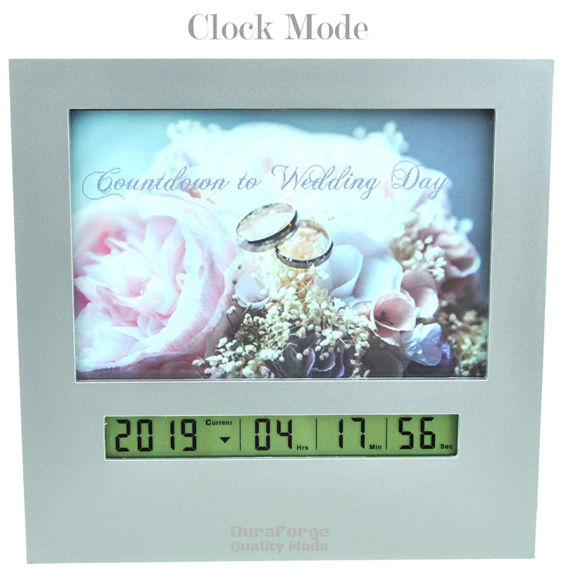 [Australia] - Wedding Countdown Clock with Large Digital Display Day Timer is Also a 4x6 Picture Frame Use it as a Reusable Advent Calendar or Count Down to New Baby, Honeymoon Vacation Xmas Retirement 