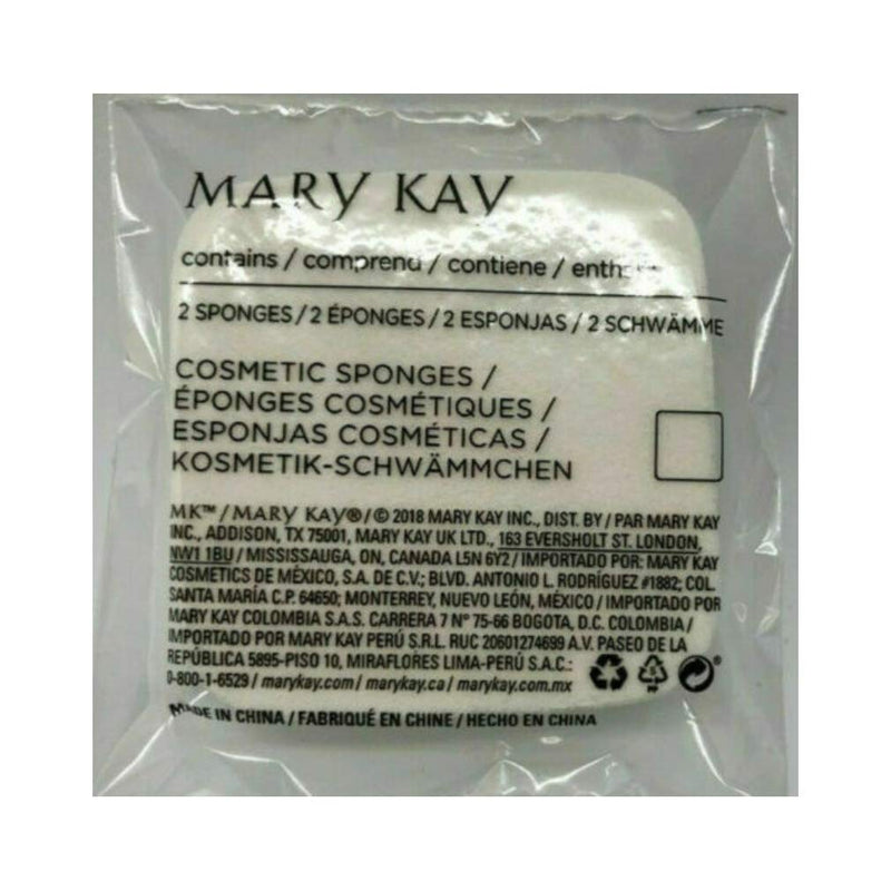 [Australia] - Mary Kay Cosmetic Sponges Square, Pack of 2 Sponges 