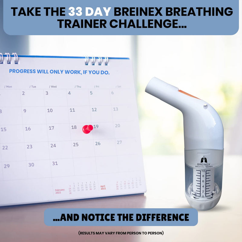 [Australia] - BREINEX® Breathing Trainer OPEP Exercise Device | Improve & Train Lung Endurance & Unblocks Airways | Naturally Clear Mucus from Airways & Improve Lung Capacity (Lowest Resistance | BREINEX Lite) Low Resistance 
