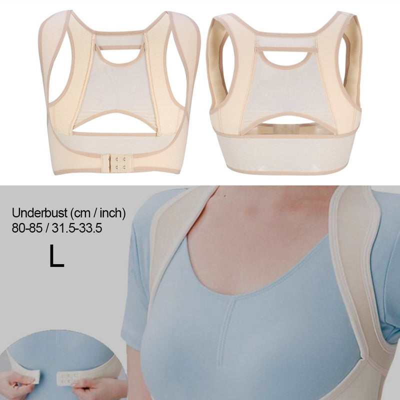 [Australia] - Qiterr Correction Band,Shoulder Posture Correction Humpback Corrector Posture Corrector, Back Shoulder Correction Band Women Students Humpback Brace(L) L 