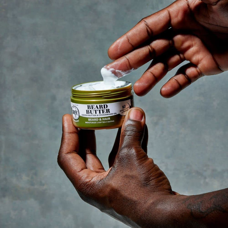 [Australia] - Softsheen-Carson Magic Men's Grooming Beard Butter and Conditioner with Cedarwood Oil and Cocoa Butter, Moisturizing Beard Care with No Drying Alcohol, 3.5 oz 