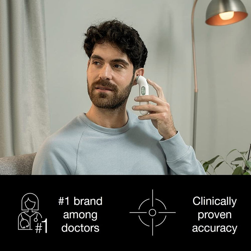 [Australia] - Braun ThermoScan 3 Ear Thermometer (Professional Accuracy, Audio Fever Indicator Reliable, Temperature Screening, Fever, Fast, Easy to Use, Hygienic, Baby, Adults) IRT3030 