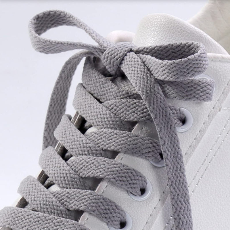 [Australia] - GONDNOWS 4 pairs of flat sneaker laces, suitable for sneakers, casual shoes, 120cm replacement laces, 4 colours 