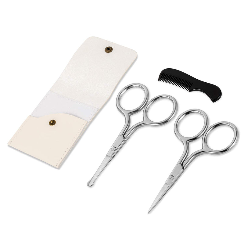 [Australia] - Eyebrow Scissors Prarent (Scissors and Comb) 