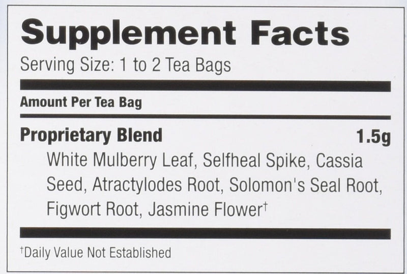 [Australia] - Bravo Tea Sugar Level Management Caffeine Free 20 Tea Bags 20 Count (Pack of 1) 