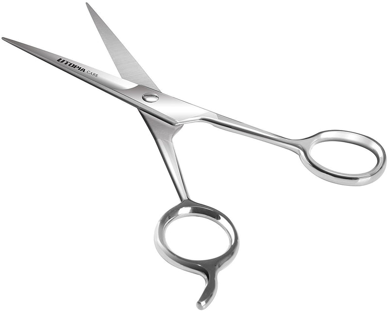 [Australia] - Professional Barber Hair Cutting Scissors/Shears - Silver (Matte) Matte 