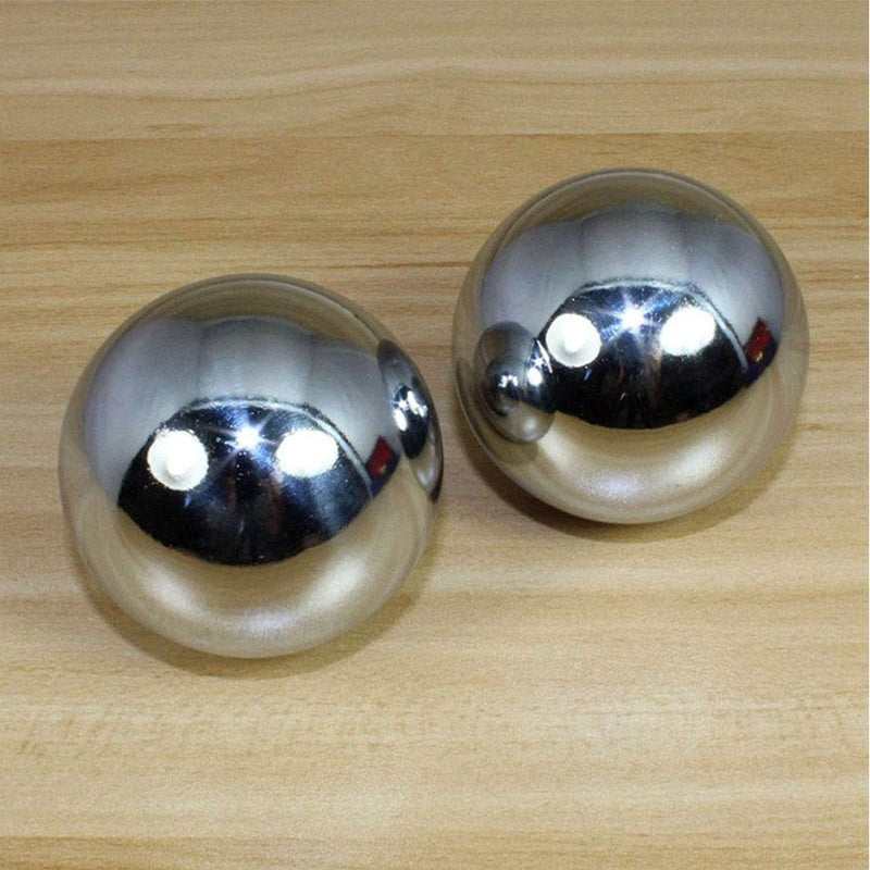 [Australia] - DASNTERED Solid Baoding Balls, 2pcs Therapy Handballs with Case | Stress and Pain Relief & Hand/Wrist Massage Therapy Finger Exercise Health Care Baoding Balls(size:38mm) 38mm 