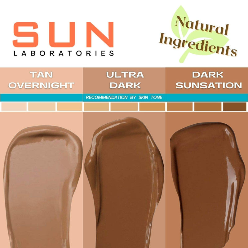 [Australia] - Sun Laboratories Self Tanning Lotion, Self Tanner (Medium, 8 oz) with Tanning Mitt 