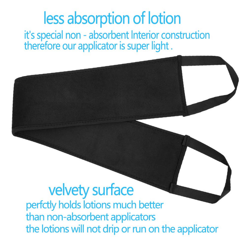 [Australia] - STEUGO Tanning Back Lotion Applicators - Apply Lotion To Back Easily, Back Buddy Lotion Applicator For Back Self Applicator, Work With Self Tanning Mitt, Non- Absorbent Band. 