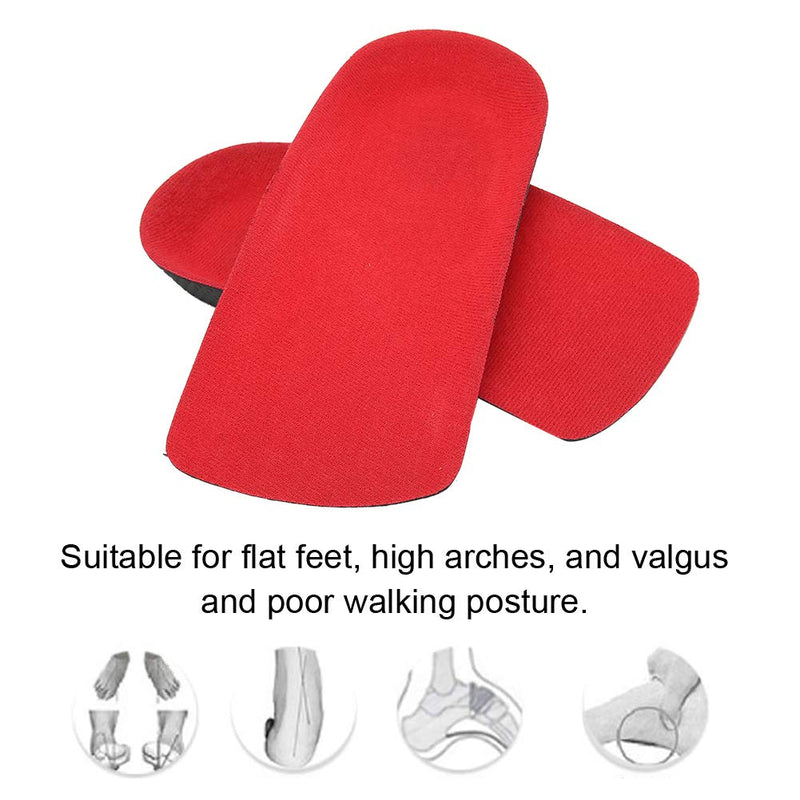 [Australia] - Anti‑Slip Insole, ANGGREK Anti‑Slip Height Increase Insole Breathable Shock‑Absorption Arch Support Shoe Pad Orthopedic Foot Inserts(S) S 