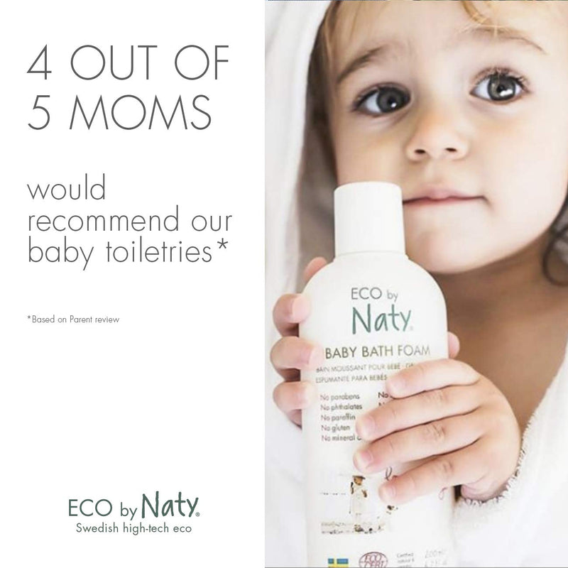 [Australia] - Eco by Naty Baby Body Wash – Cleansing, Hypoallergenic Shower Gel, Plant Based Body Wash made with Aloe Vera and Nourishing Oil (200 ml Bottle) 200 ml (Pack of 1) Baby Wash Gel 