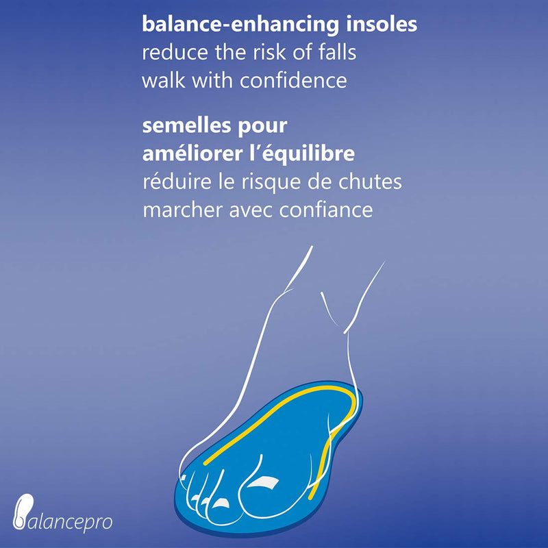 [Australia] - BalancePro Balance Enhancing Shoe Inserts for Men – Patented Insoles for Fall Prevention – Ideal for Elderly, Parkinson’s, Everyday Comfort - Large (10.5,11,12) Large (10.5,11,12) 
