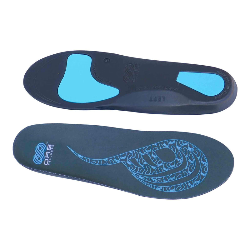 [Australia] - 4 Pairs Insoles for Plantar Fasciitis Heel Pain. Arch Support for Men & Women. Shoes Too Big. Insoles for Boots, Trainers & Shoes. M 7-8.5 
