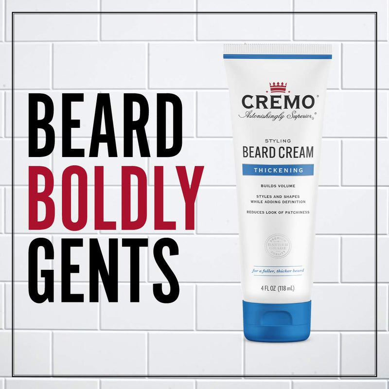 [Australia] - Cremo Styling Beard Cream, Thickening, 4 Fl Oz 