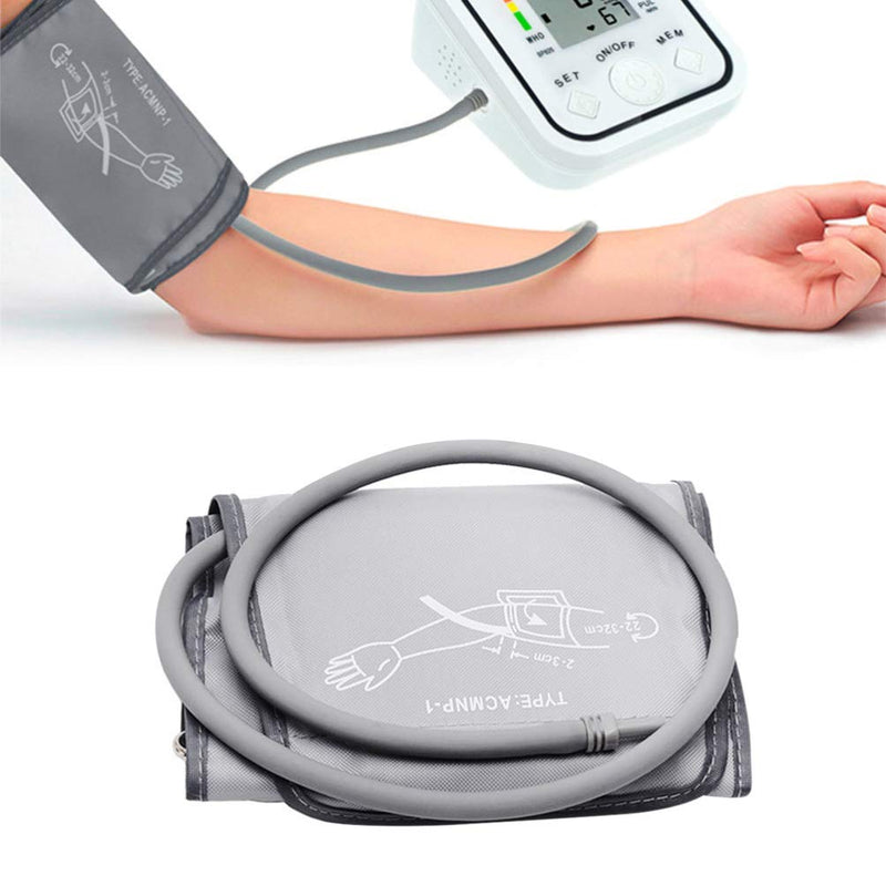 [Australia] - Healifty Blood Pressure Monitor Upper Arm Cuff Strap Blood Pressure Monitor Accessories 22-32cm of Arm Circumference Grey 
