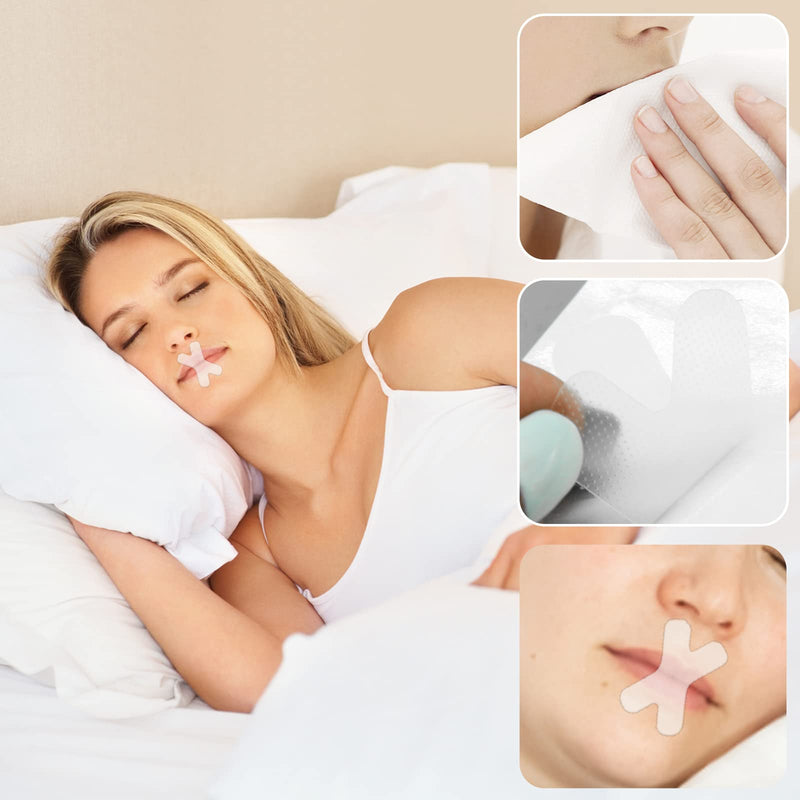 [Australia] - 120Pcs Sleep Mouth Tape for Sleeping, Sleep Strips Mouth Tape for Snoring Nasal Breathing, Sleep Tape Anti Mouth Breathing Tape for Better Nose Breathing Snoring Relief, Less Snoring Devices 