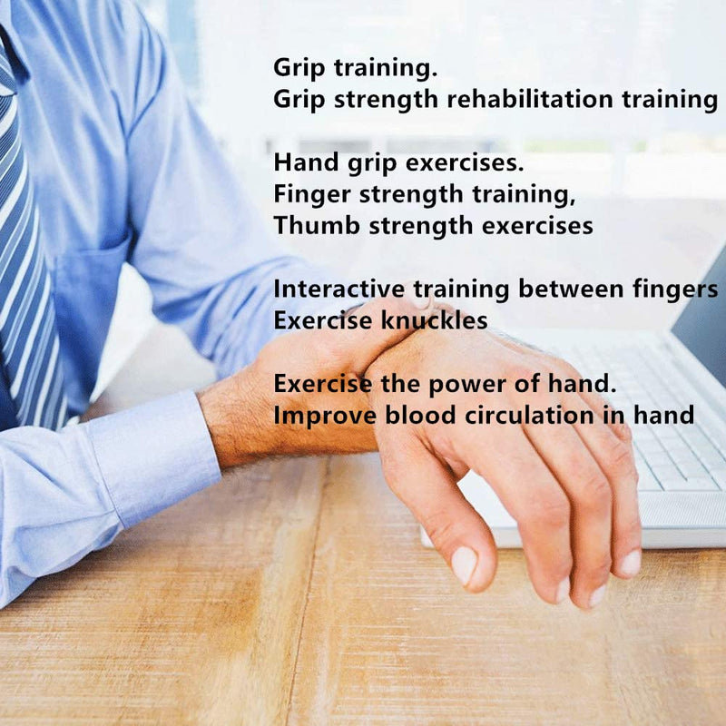 [Australia] - 3pcs Stress Relief Ball Multiple Resistance Therapy Exercise Gel Squeeze Balls Kits for Hand Finger Wrist Muscles Arthritis Grip Exerciser Strengthening 