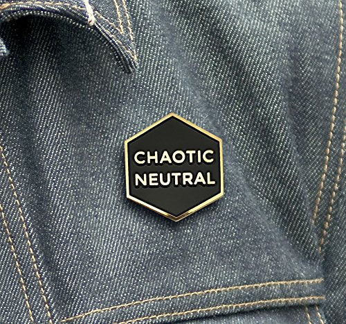 [Australia] - Pinsanity Chaotic Neutral Enamel Lapel Pin 