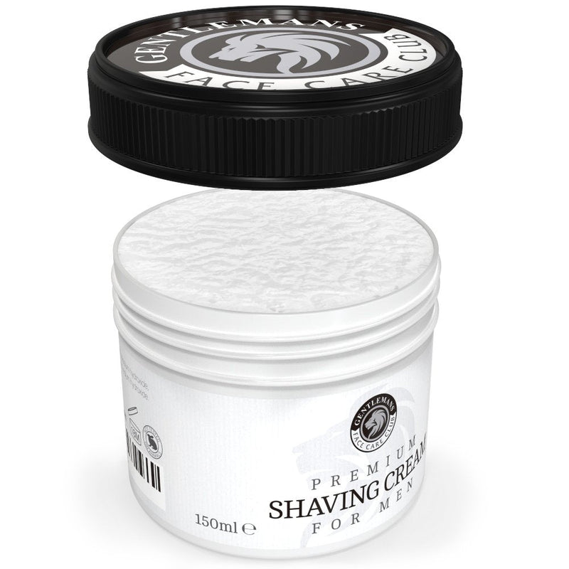 [Australia] - Shaving Cream - Luxury Sandalwood Shave Cream From Gentlemans Face Care Club - Large 90 Day Supply 150ml Pot + 100% Money Back Guarantee 