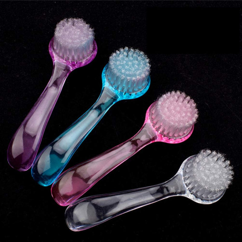 [Australia] - Artibetter 8PCS Face Brush for Cleansing and Exfoliating - Facial Cleaning Brush with Cap - Scrubber to Massage and Scrub Your Skin - Deep Pore Exfoliation, Wash Makeup, Massaging 