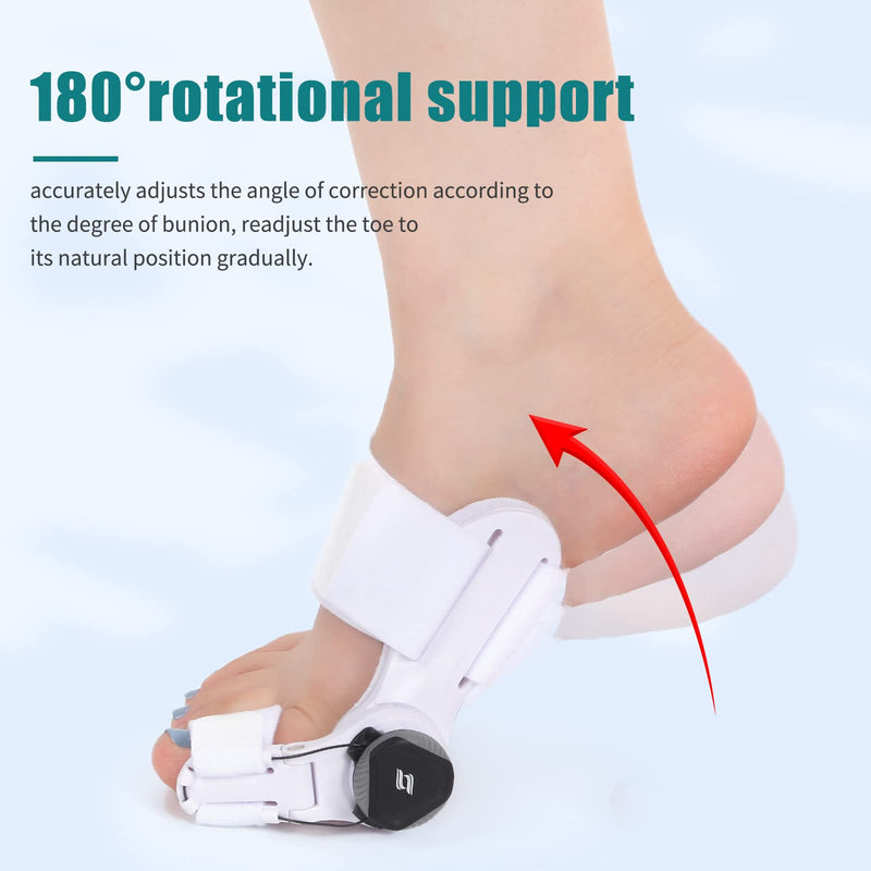 [Australia] - Tairibousy Bunion Corrector for Women Men Big Toe Orthopedic Bunion Toe Straightener for Bunion Pain Relief Adjustable Bunion Splint Brace for (1 Pc) 1 Pc 