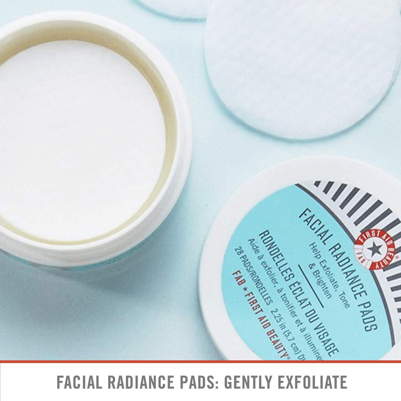 [Australia] - First Aid Beauty FAB Faves to Go Kit: Travel Size Face Cleanser, Exfoliator Pads and Moisturizer 