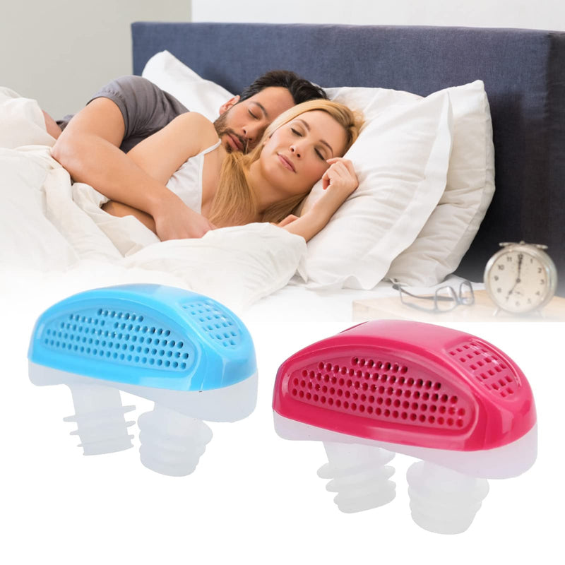 [Australia] - 2pcs Nose Vents Plugs, Anti Snoring Devices to Make Sure Nasal Breathing Smoothly, Nose Clip anti snore device Accessories with Humanized Design for Comfortable Sleep 