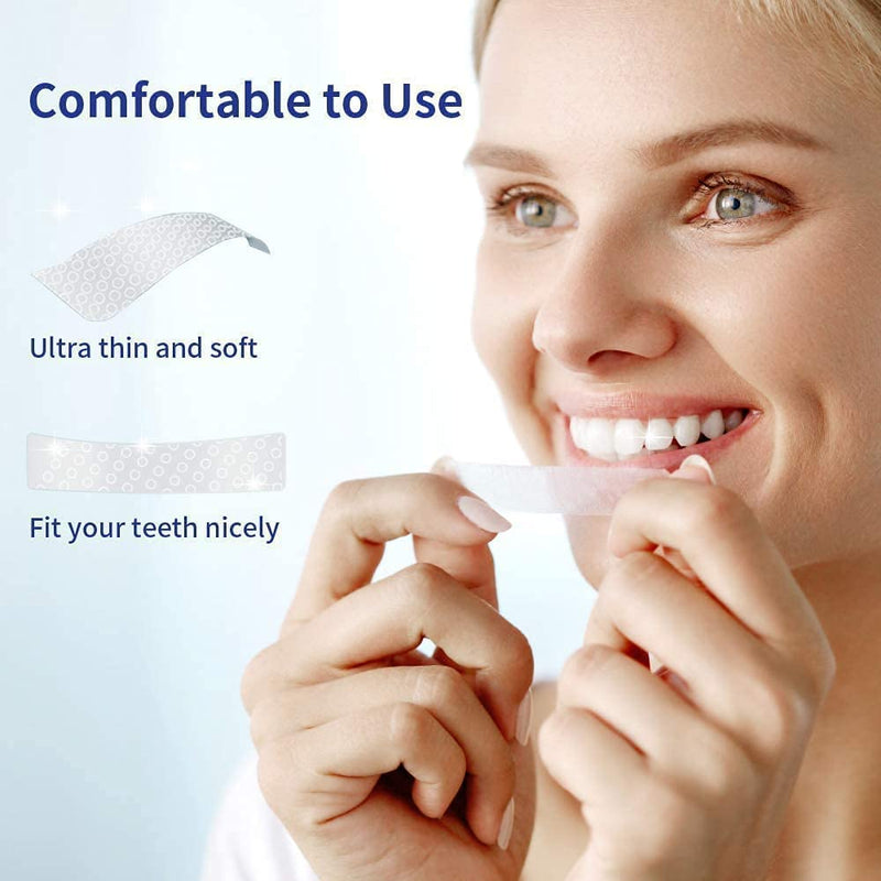 [Australia] - Teeth Whitening Strips, Tooth Whitening Kits, at Home Teeth whitening Strips,Sensitive Teeth Whitening Strips Teeth Whitener 14 Packs 28 Pcs 