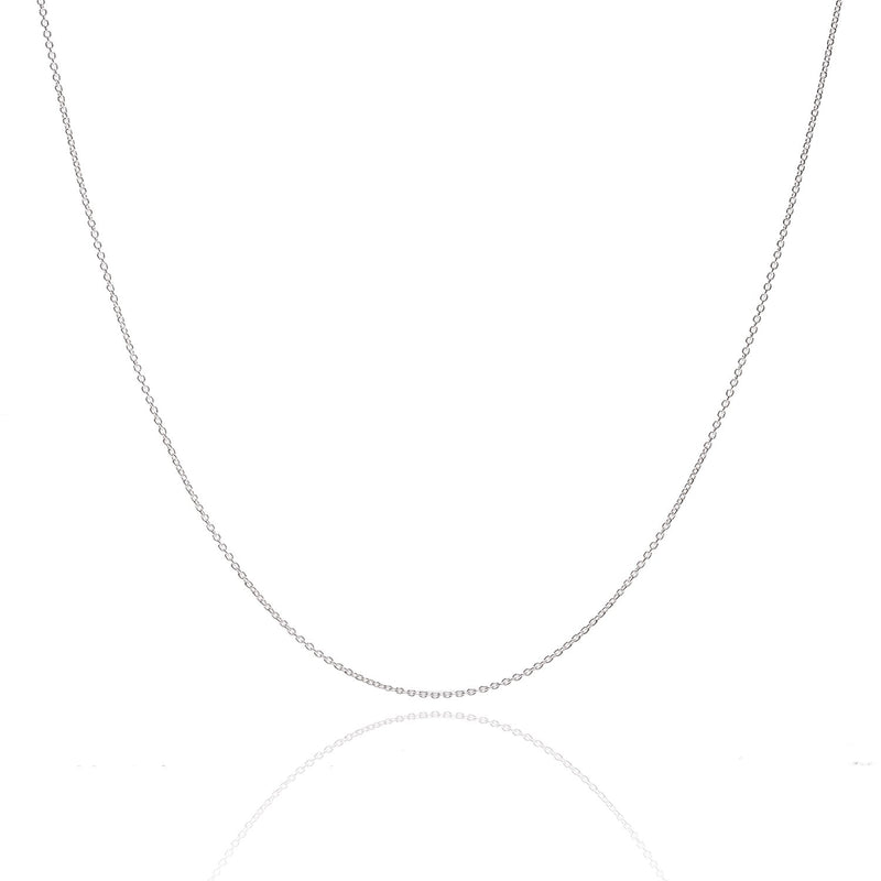 [Australia] - 925 Sterling Silver .8MM Cable Chain Lobster Claw Clasp 16-30" 30.0 Inches .8 MM 