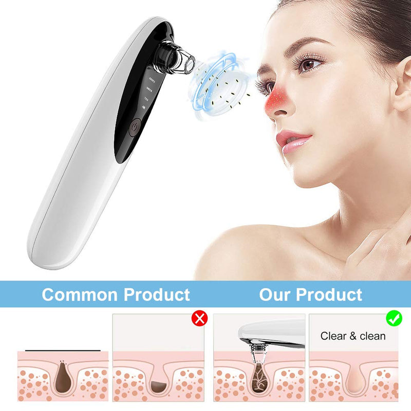 [Australia] - Blackhead Remover Vacuum,Blackhead Remover with Camera(Wifi Real-Time Skin Screen) Upgraded Face Suction Pore Cleanser and 4 replaceable probes and a 4-piece set of acne blackhead removal tools 