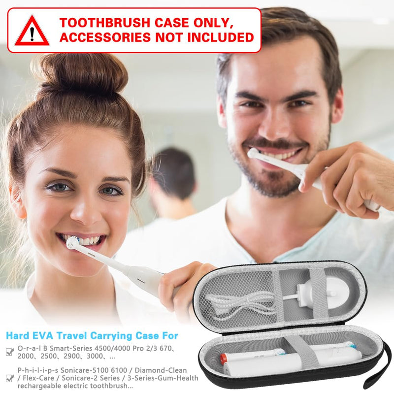 [Australia] - LOPHE Electric Toothbrush Travel Case, Dustproof Toothbrush Storage Holder, Portable Toothbrush Protective Cover Bag, Electric Toothbrush Case Container for Business Camping Travel 