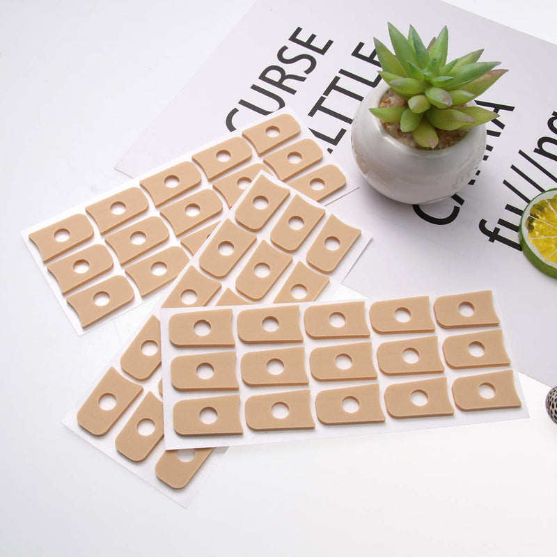 [Australia] - Heallily 45Pcs Felt Callus Pads Callus Cushions Toe Pads Self Adhesive Soft Foam Corn Pads Waterproof Toe and Foot Protectors Size 1 (Pack of 45) 