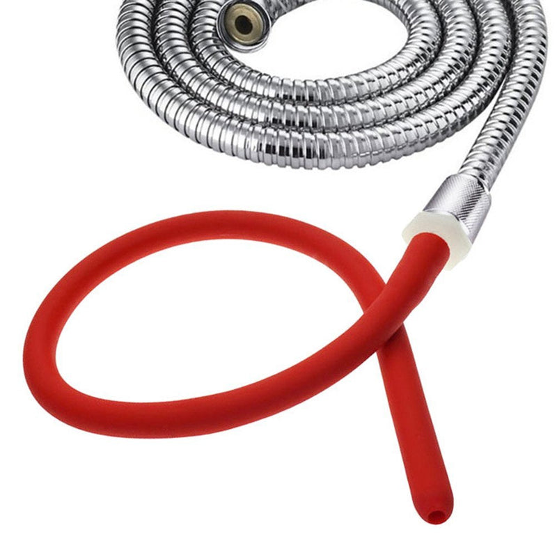 [Australia] - Shower Enema Kits，Silicone Cleaning Tube -Flexible Silicone Comfortable Nozzle douch Attachment for Women and Men 50cm,150cm Hose 