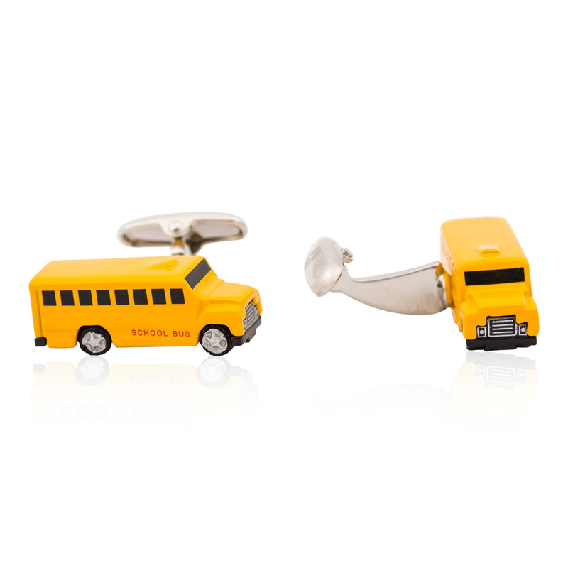 [Australia] - Cracked Pepper Cuff-Daddy School Bus Driver Cufflinks with Presentation Box 