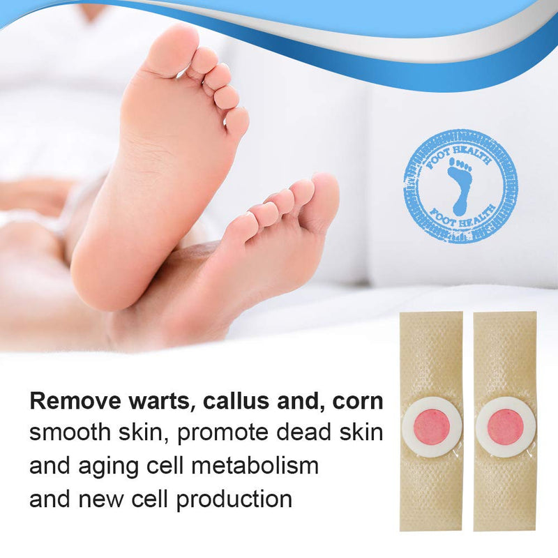 [Australia] - Wart Remover, Corn Remover Pads, Foot Corn Removal Plaster with Hole, Professional Removes Common and Plantar Warts, Callus, Stops Wart Regrowth 24Pcs (24 pcs) 