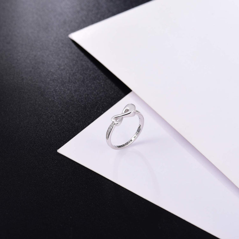 [Australia] - Fookduoduo Infinity Cremation Ring for Ashes - 925 Sterling Silver Cremation Urn Jewelry I Carry You with me Memorial Keepsake Locket Rings for Human/Pet Ash 8 