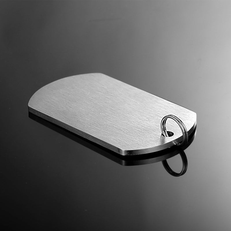 [Australia] - CraDiabh Courage is Not The Absence of Fear Dog Tag Stainless Steel Military Necklaces 