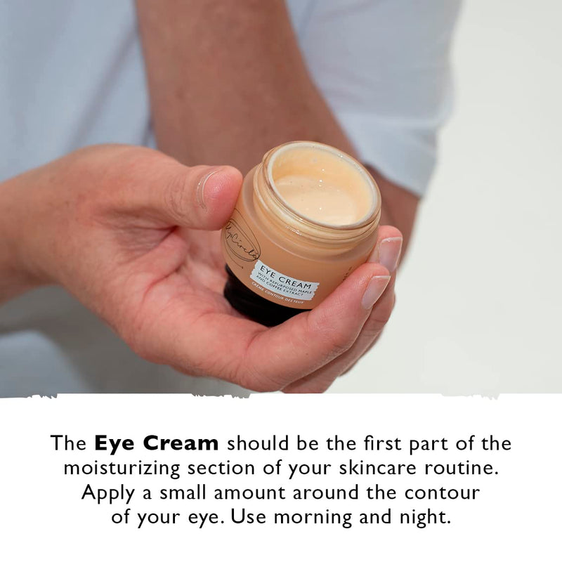 [Australia] - UpCircle Eye Cream With Coffee And Hyaluronic Acid 15ml - For Dark Circles, Puffiness + Wrinkles - Glycerin, Maple Bark + Cucumber Extract - Natural, Vegan + Cruelty-Free 