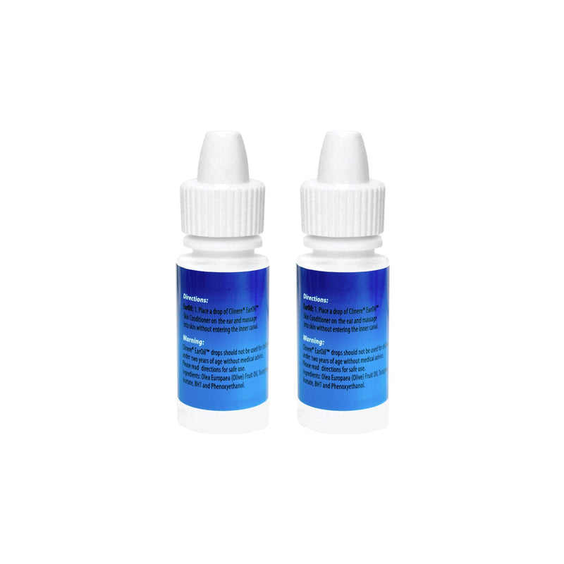 [Australia] - Clinere® Ear Oil Conditioner & Ear Cleaners Cleaning Care Kit, 12 Count Sticks & 2 x .5 Fl Oz Ear Oil, Safely and Gently Cleans Ear Canal at Home, Ear Wax Cleaner Tool, Itch Relief, Ear Wax Buildup 