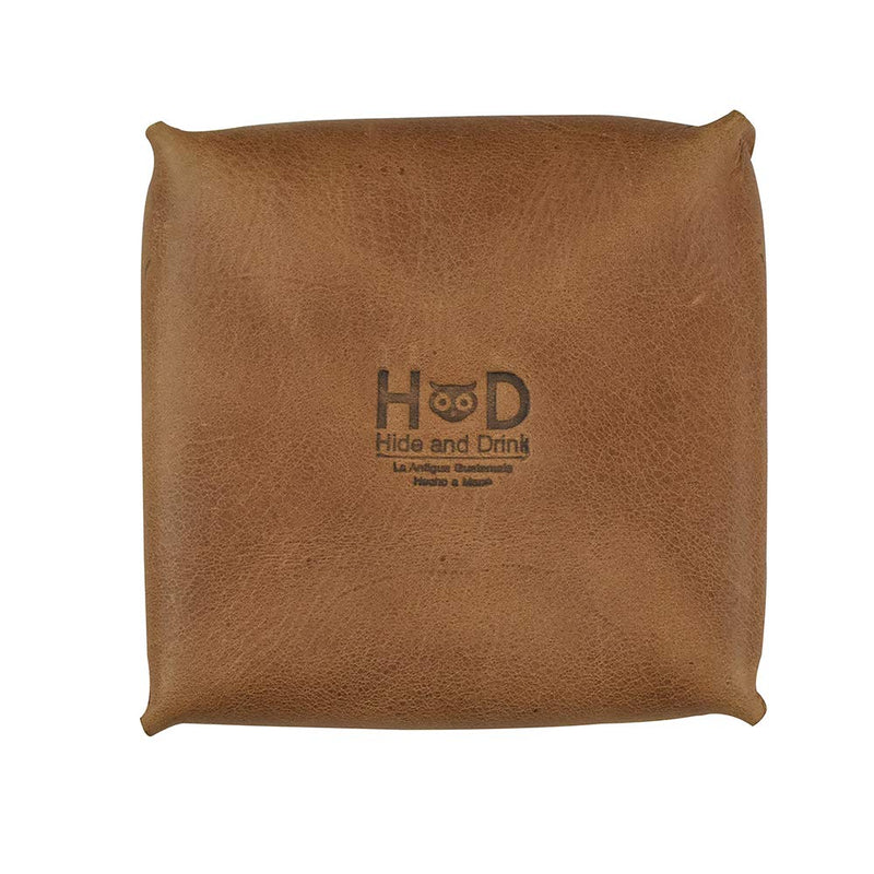 [Australia] - Hide & Drink, Leather Jewelry Pouch, Mini Travel Size Box, Rings & Precious Articles Storage Organizer, Groom & Bridesmaid Wedding Gifts, Handmade :: Single Malt Mahogany 
