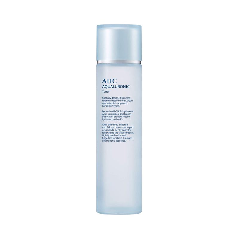 [Australia] - AHC Toner for Face Aqualauronic Hydrating Skin for Dehydrated Skin Triple Hyaluronic Acid Korean Skincare 5.07 oz 