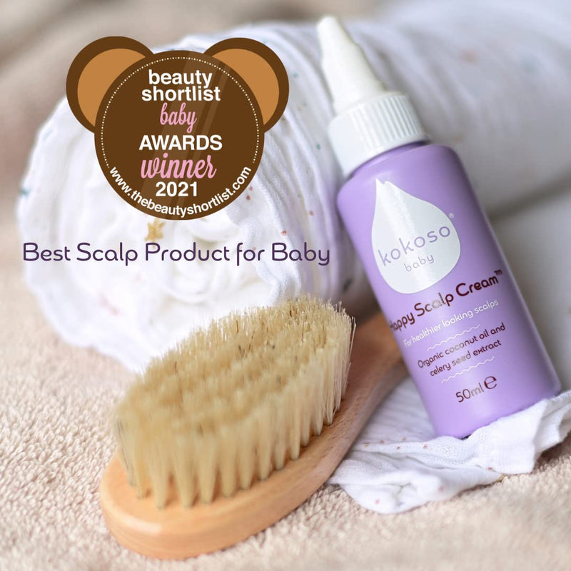[Australia] - Kokoso Baby Happy Scalp Cream - Safe, Natural, Effective Scalp Treatment for Delicate Baby Scalps - For Dry, Oily and Sensitive Scalps (50ml) 50 ml (Pack of 1) 