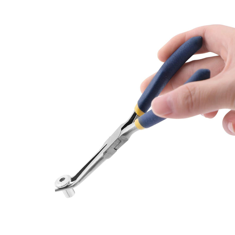 [Australia] - 6" Mini Needle Nose Pliers with Comfort Grip Handles,2 Pliers Set for Handmade Craft 